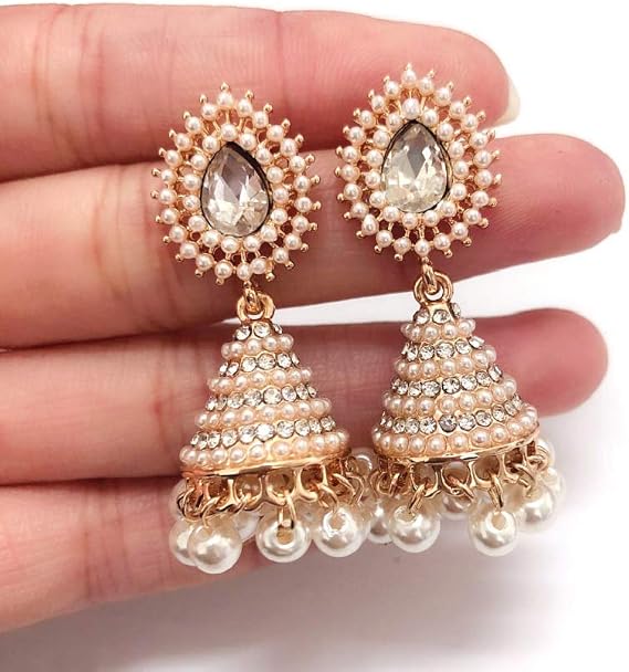 ChenFeng Fashionable Personality Drop Earrings New Retro Ladies Matchmaking Pearl Peacock Lantern Pendant Earrings