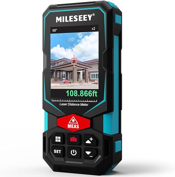 MILESEEY S7 Outdoor Laser Measure with Viewfinder Camera for Pro & DIY Use