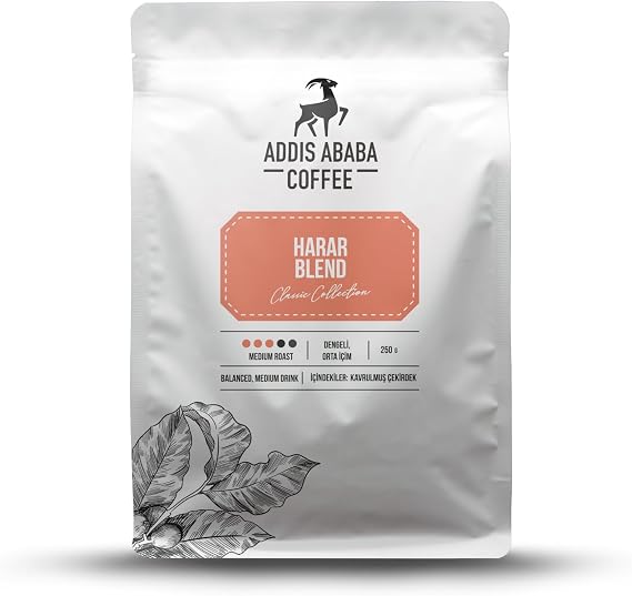 Addis Ababa Coffee - Harar Blend Kahve 250 Gr (Öğütülmüş Espresso)