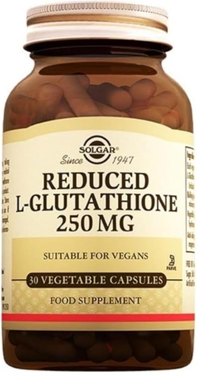 Solgar L-Glutathione 250 mg (Reduced) 30 Kapsül