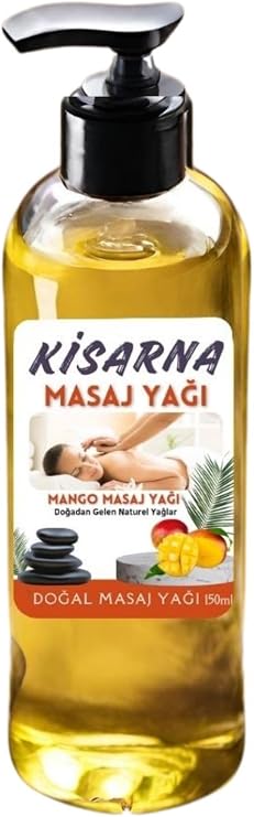 Erotik Masajlar İçin Yağ - Naturel 150 Ml Tropikal Mango Kokulu Vücut Kayganlaştırıcı