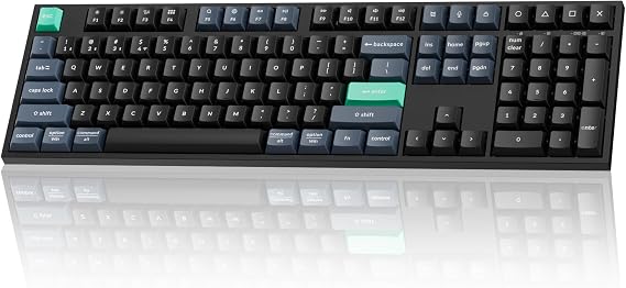Keychron B36 Full-Size Wireless Keyboard with Numeric Keypad, Black