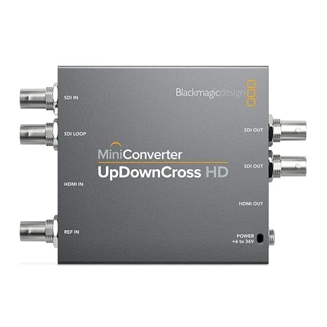 Blackmagic Design Mini Converter UpDownCross HD | Lightweight & portable, Offers SDI &, Converts any SD or HD video format