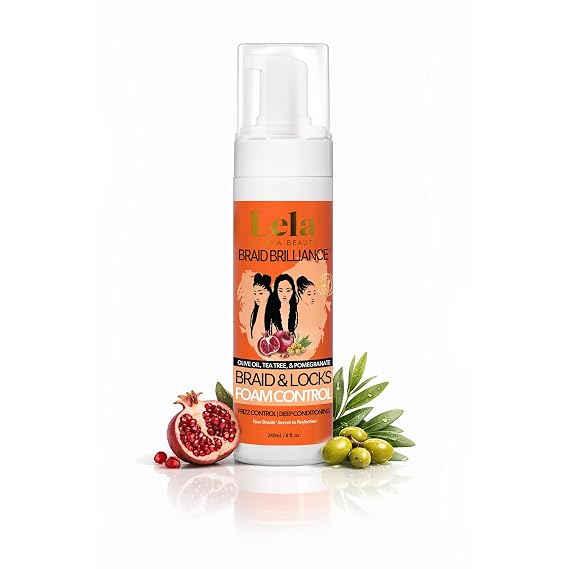 Braid & Locks Foam Control with Olive Oil & Tea Tree - 7.1 fl oz