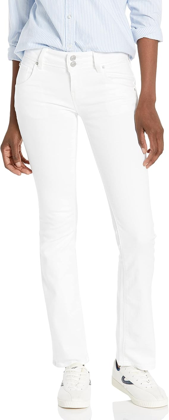 Hudson Women's The Beth Mid Rise Petite Baby Boot Jean