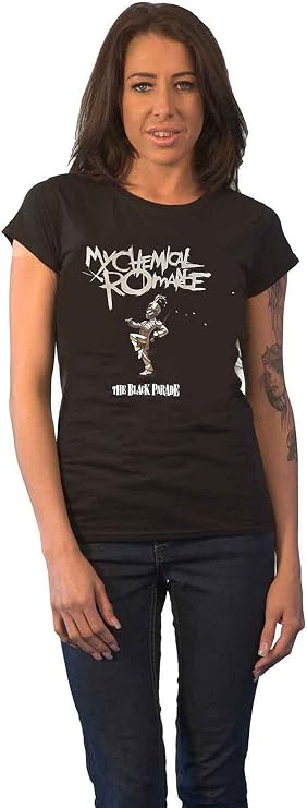 My Chemical Romance T Shirt The Black Parade Official Womens Junior Fit Black
