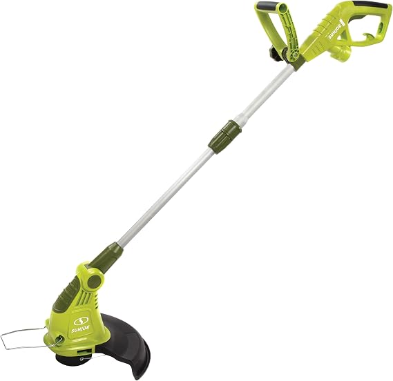 Sun Joe TRJ13STE Electric Grass Trimmer + Edger, 13-inch, 4-Amp, Telescoping Pole