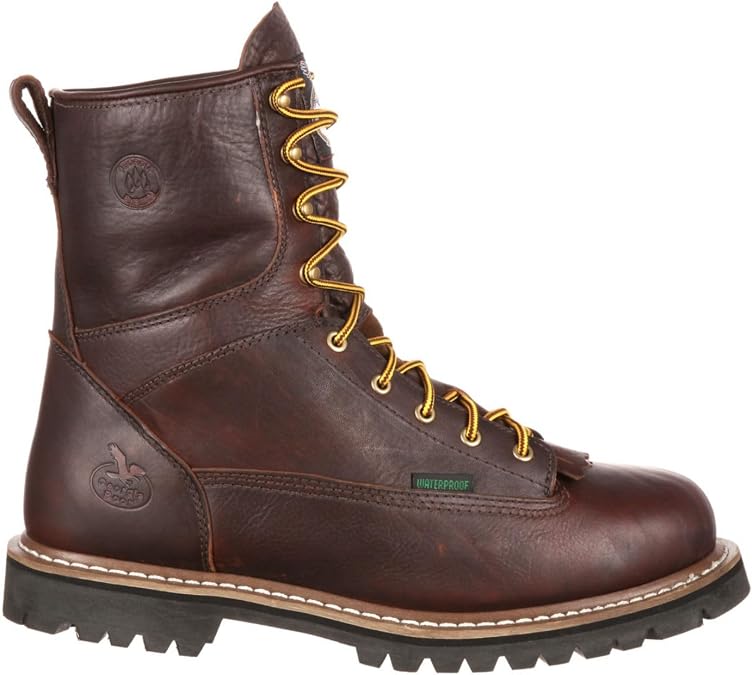 Georgia Boot Men's Waterproof Lace-To-Toe Work Boots