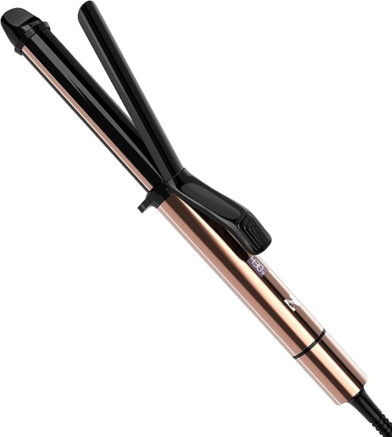 Nicebay Curling Iron, 1 Inch Hair Curling Wand with Ceramic Coating, Professional Hair Curler, Fast Heating up to 430F, 60 Mins Auto Off, Suit for Different Hairstyle, Rose Gold
