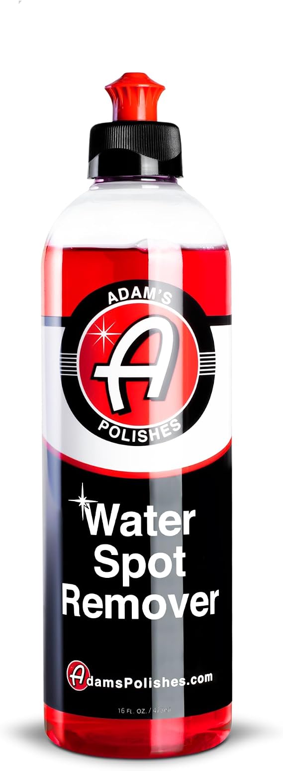 Adam's Water Spot Remover - Hard Water Stain Remover for Glass, Shower Doors, Paint, Windows, Car Detailing, Calcium, Magnesium & Soap Scum Remover