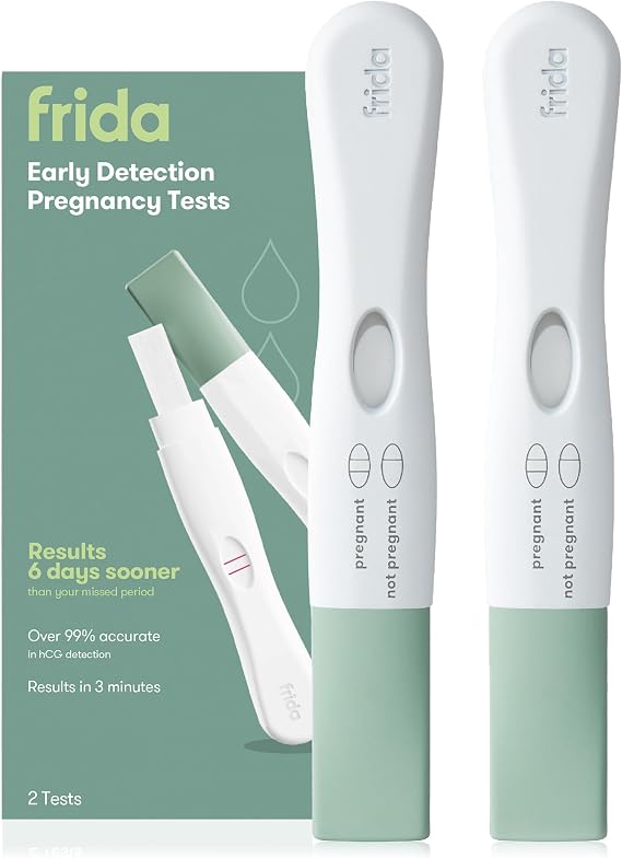 Frida Fertility Early Detection Pregnancy Tests, Quick + Easy to Use, 2ct