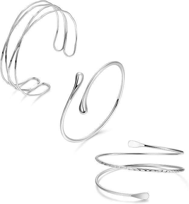 3Pcs Gold Arm Cuff for Women