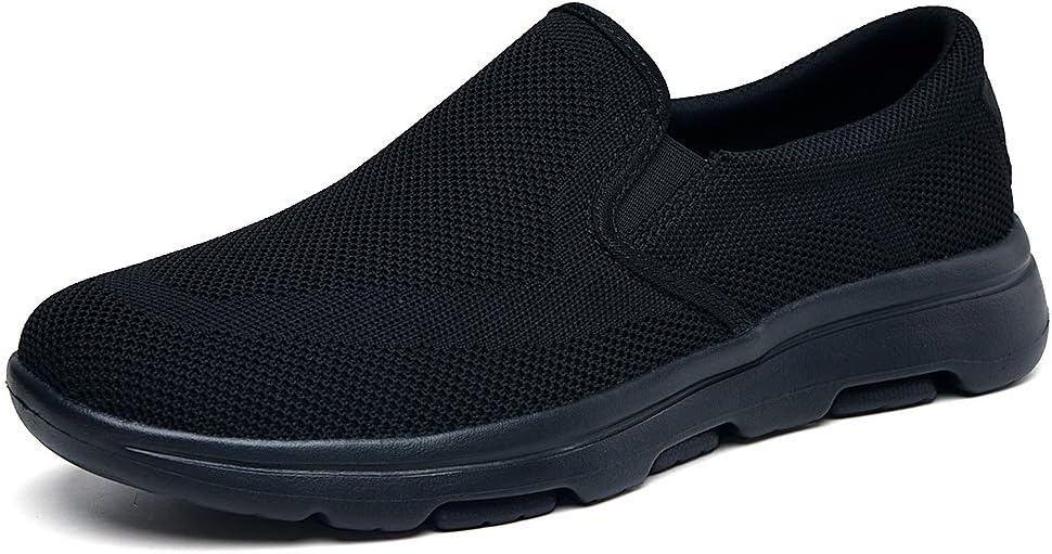 TIOSEBON Men's Slip On Shoes Walking Comfortable Mesh Casual Loafers