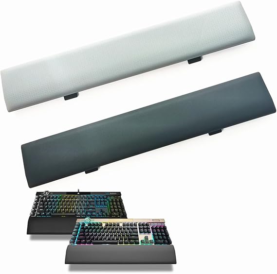 New Wrist Palm Rest for Corsair K100 RGB Optical-Mechanical Gaming Keyboard Wrist Rest Pad Palm Protection (Not Include Keyboard) (Black)