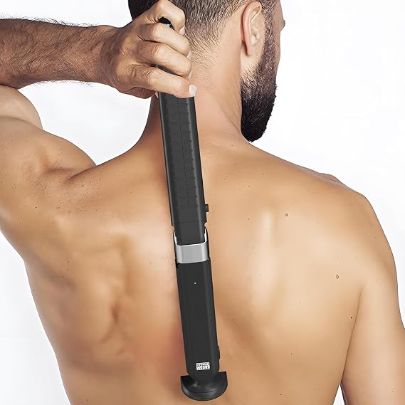 Back Shaver Electric Razor for Men, Extendable Handle, Battery Operated