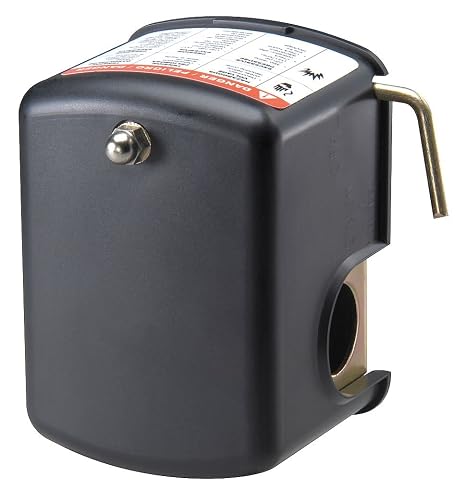 Dayton Water Pump Pressure Switch, Differential: 15 to 50 psi, Range: 10 to 100 psi - 12T088