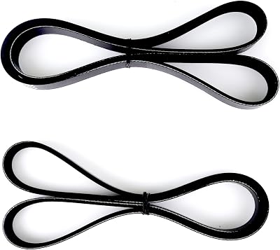 WINBEST EPDM Drive Belt Set 4PK10656PK1115 Compatible with 1997-1999 for Acura CL, 1994-1997 for Honda Accord 2.2L AlternatorAC & Power Steering