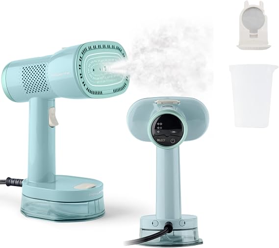Rowenta AeroSteam Twist Handheld Clothes Steamer with Fabric-Grip