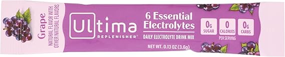 Ultima Replenisher Grape Electrolyte Drink Mix Single, 0.13 OZ