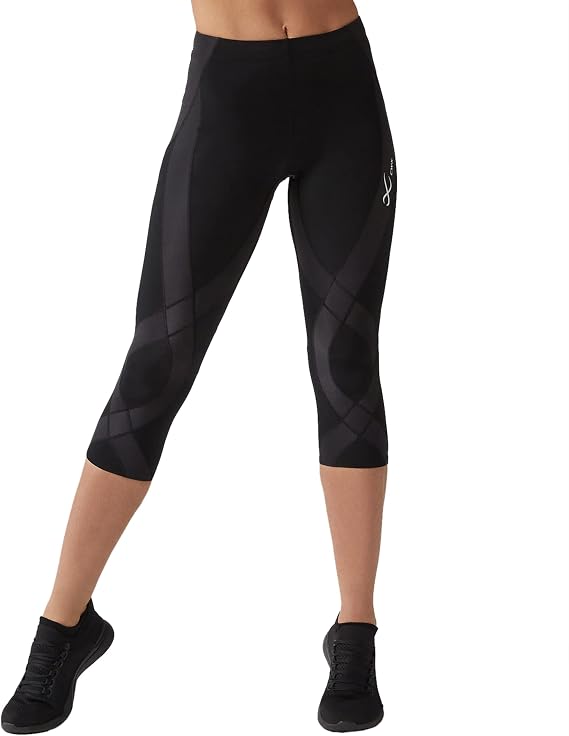 CW-X Women's Endurance Generator Mid Rise 3/4 Compression Tights, 129806