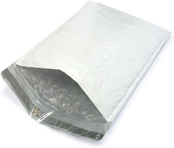 Secure Seal #1 7.25x12 Poly Bubble Mailers | Padded Shipping Envelope Mailers (Pack of 10)