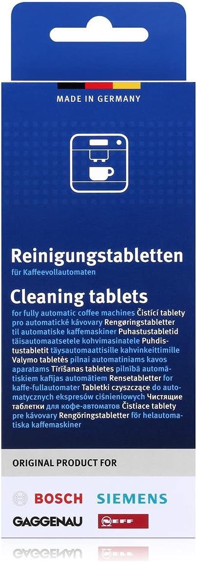 Bosch Siemens Automatic Coffee Espresso Machine Cleaning Tablet 10-pack