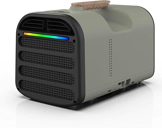 4-in-1 Mobile Air Conditioner, Touch & Remote Control, Low Noise 45dB Portable Cooler with Top Handle, Spot Air Conditioner for 8-10㎡