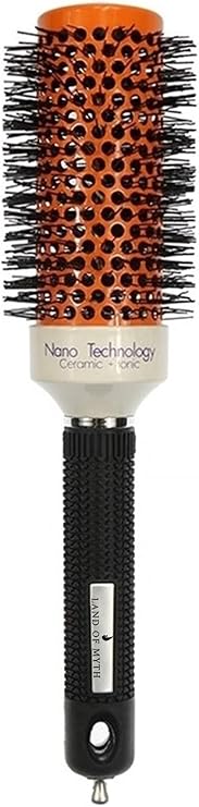 LAND OF MYTH - Lom1303 Nano Teknoloji Seramik + İyonik Termal Fön Saç Fırçası, Profesyonel Seri (45 mm)