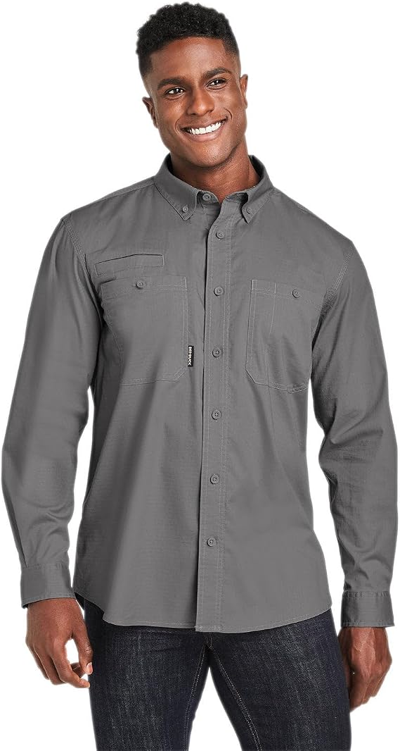 DRI Duck - Craftsman Woven Shirt - 4450 - S - Gunmetal