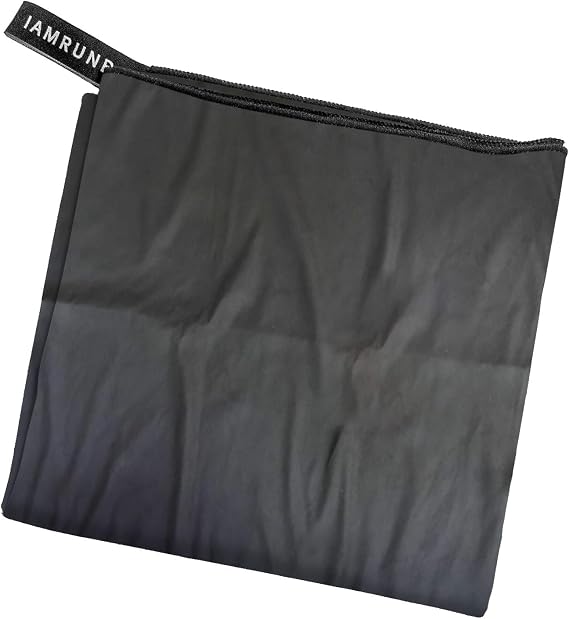 Microfiber Towel, Soft and Super Absorbent, Lightweight for Gym and Travel, Cooling Towel for Yoga, Camping, and Swimming, Fast-Drying and Stylish, 46x 23.6, Black