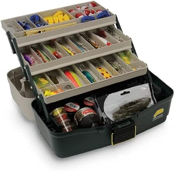 Plano Eco Friendly 3 Tray Tackle Box, Premium Tackle Storage