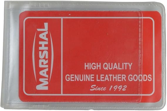 Set of 2 PLASTIC 6 PAGE WALLET INSERT for BIFOLD CARDCASE