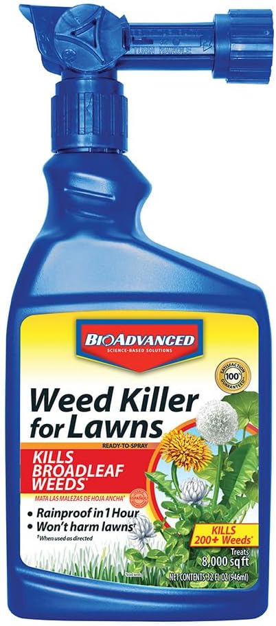 BioAdvanced Weed Killer for Lawns, Ready-to-Spray, 32 oz