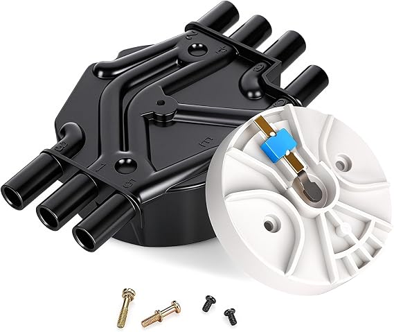 Ignition Distributor Cap and Rotor Kit for Chevy GMC 4.3L V6 Vortec