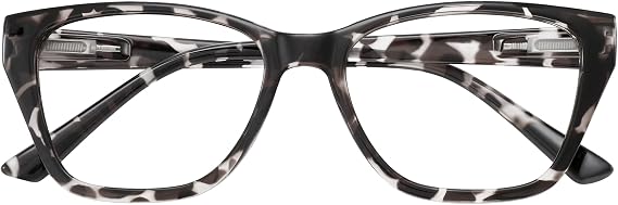 Blue Light Glasses for Women-Blue Light Blocking Computer Gaming Glasses Cateye Fashion Eyeglasses, Anti-Eyestrain
