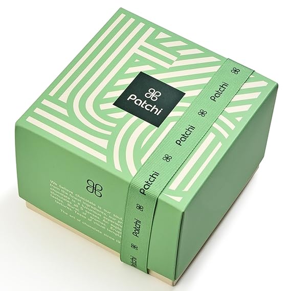 Patchi Ballotin Assorted Chocolate Gift Box (1lb) Pack of 1 - Great for Holiday Gifting - Milk & Dark Assorted Gourmet Chocolates Box - All Natural Ingredients