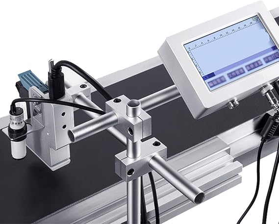 In Line Inkjet Coder,Industrial Inkjet Printer,Date Coding Machine,automatic inkjet coding machine 12.7mm/25.4mm for Printing Text,Number,Manufacturing/Expiry Date,Time,MRP,Qr Code,Barcode,25.4mm