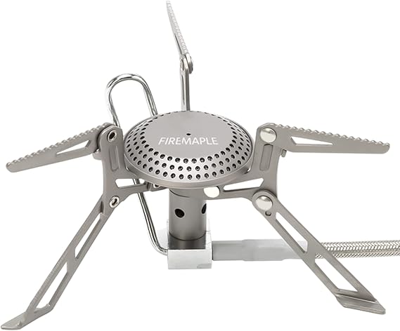Fire-Maple Blade 2 Portable Camping and Backpacking Stove with Preheat Tube | Pre-heat Tube and Remote Cable are Designed for Winter Use, Stable Support Cookware Up to 10", 9500BTU High Output, 135g