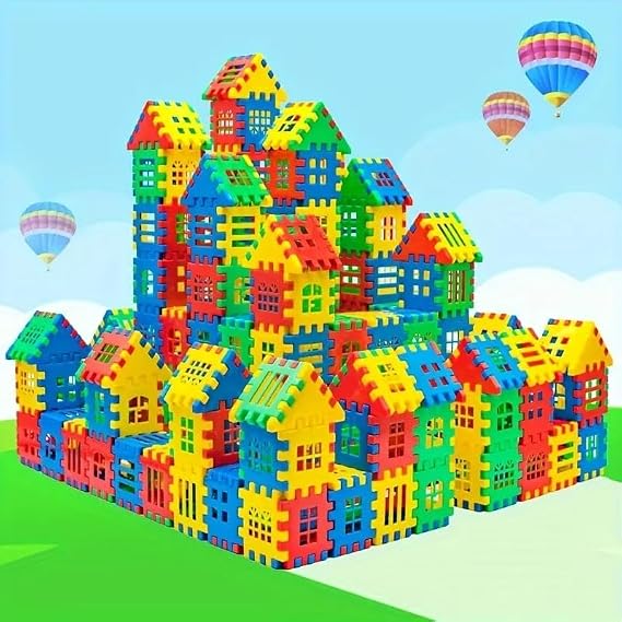 Puzzle City 3d Yapı Ve Tasarım Blokları Eğitici Oyuncak (eğitici oyuncak, adet, 64)