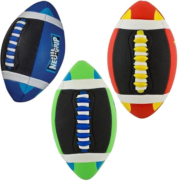 Franklin Sports Mini Sponge Foam Football - Grip-Tech Youth Football with Sift and Tacky, Easy Grip Cover - Perfect for Small Kids