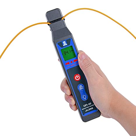 JILONG OFI-50 Optical Fiber Identifier Live Fiber Detector Fiber Traffic Identifier OFI All-in-one Chuck