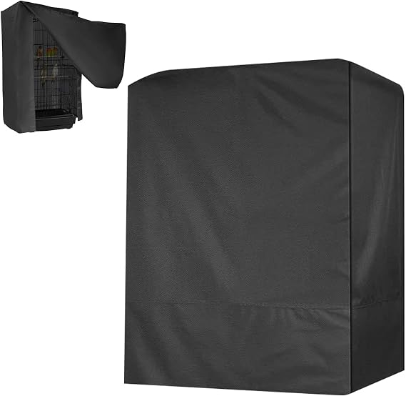 Explore Land Bird Cage Cover, Bllackout Bird Cage Cover, Pet Cage Cover, Birdcage with Detachable Top Panel Large Breathable Cage Cover for Night, 66x48x102cm, NL23I6V1JY9DR7ASBDC8