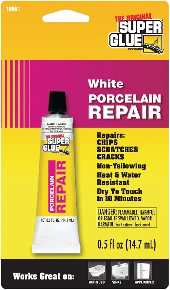 The Original Superglue(r) 19061 Porcelain Repair