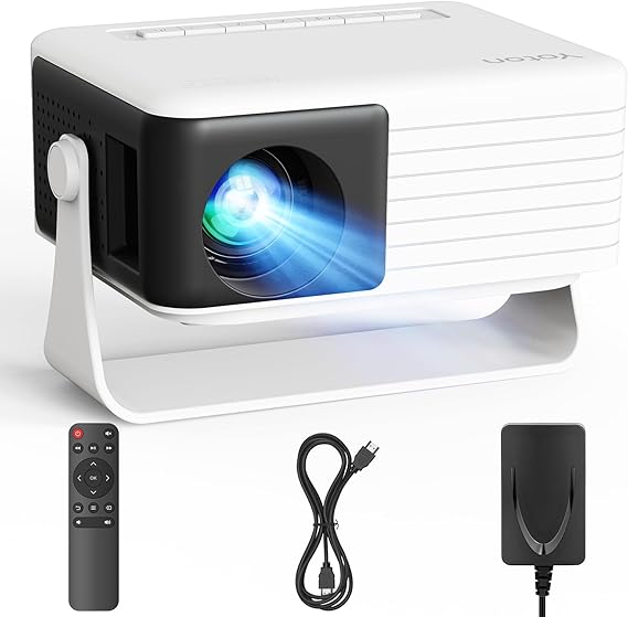 Yoton Y3 Mini Projector, Ultra-Compact 317g, 360 Stand, Auto Keystone