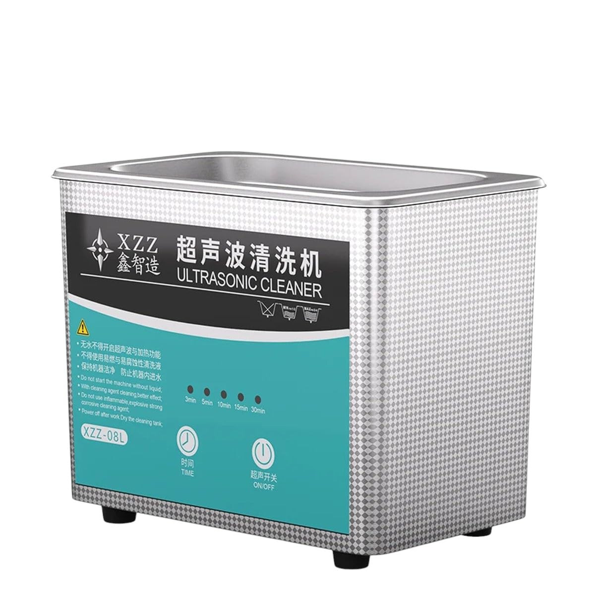 XZZ-08L|19pcs|XZZ Ultrasonic Cleaner 50W 0.8L Glasses Jewelry Eletronics Mobile Phone Motherboard Cleaning Ultrasound Washing Bath Machine New 2025 High for Reliable Electronic Component