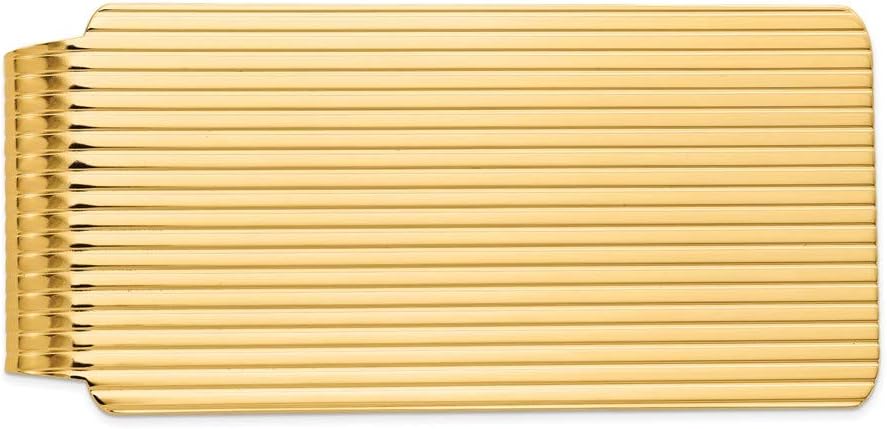 Solid 14K Yellow Gold Money Clip