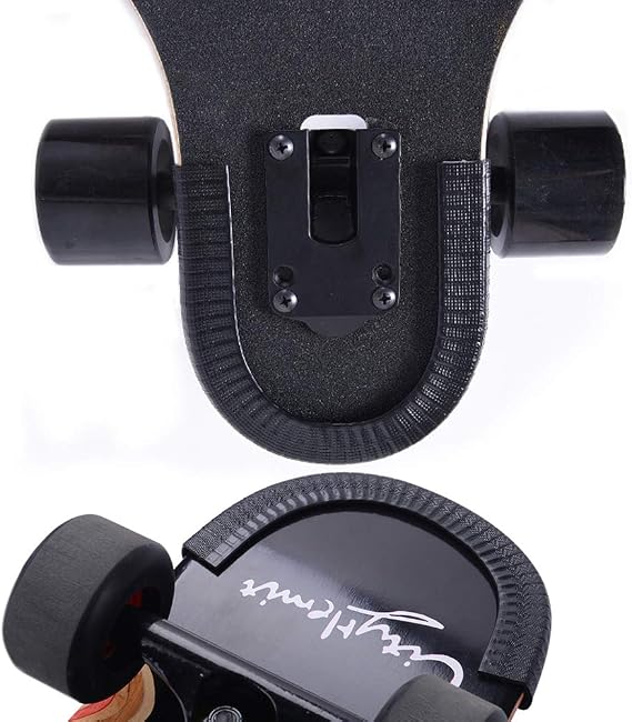 MAXPRO Skateboard Deck Guards Protector,Longboard Deck Edge Protection,Durable Shock Absorbing Rubber Cover with Excellent Grip Nose Guard and Tail Guard