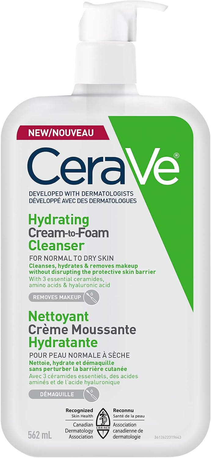 CeraVe Moisturizing Cream-Foam Cleanser 562ML