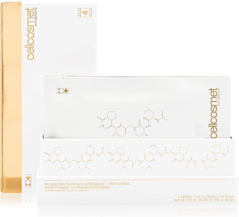 CellCollagen Eye Contour Mask - Plumps, Smoothes, Visibly Improves Dark Circles and Fine Lines