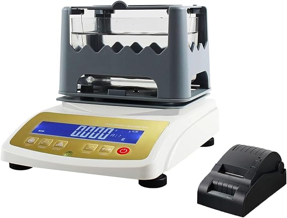 Precious Metal Testing Kit 0.01g-0.001g Gold Silver Purity Analyser Digital Electronic Gold Testing Machine for Real Fake Detection(0.01g/300g)